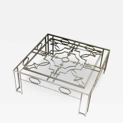 French Art Deco Wrought Iron Coffee Table LU161924751523