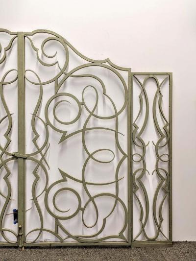 French Art Deco Wrought Iron Doors Screens Gates