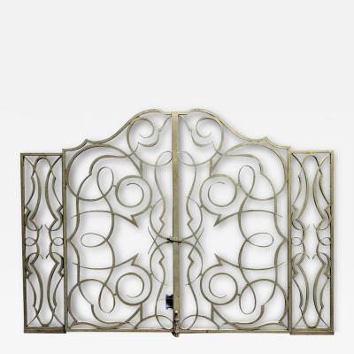 French Art Deco Wrought Iron Doors Screens Gates