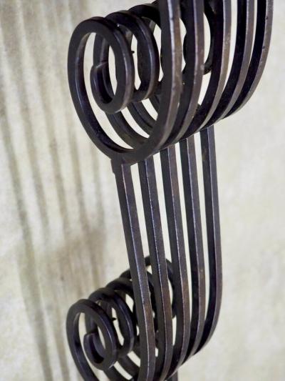 French Art Deco waterfall style console