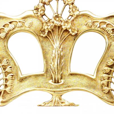 French Art Nouveau Bronze Picture Frame