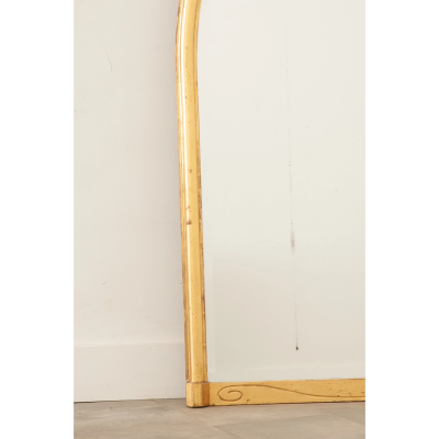 French Art Nouveau Gold Gilt Mirror