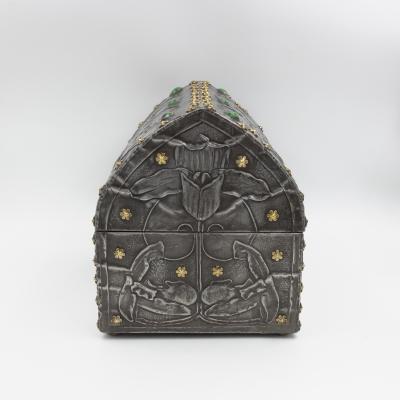 French Art Nouveau Gothic Form Box French Circa 1910