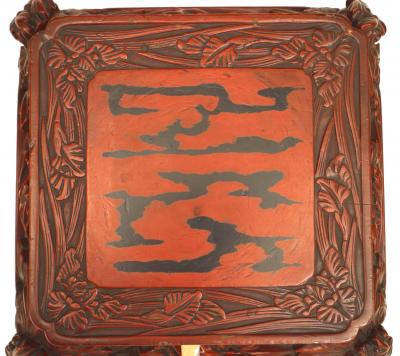 French Art Nouveau Lacquered Pedestal