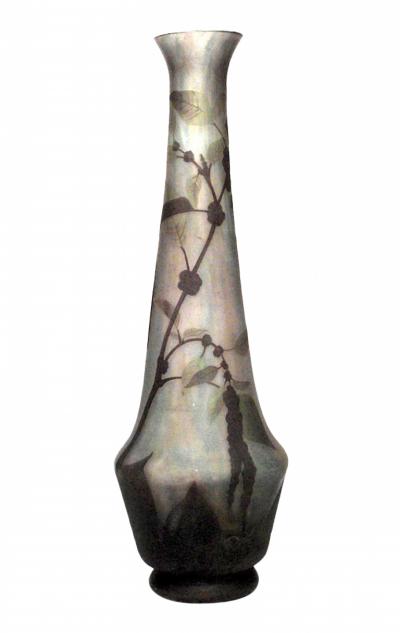 French Art Nouveau Nancy Cameo Vase