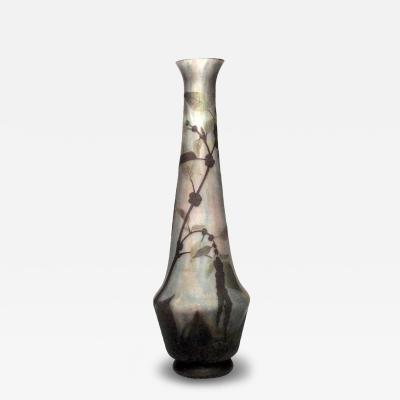 French Art Nouveau Nancy Cameo Vase