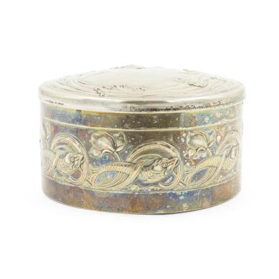 French Art Nouveau Silver Box