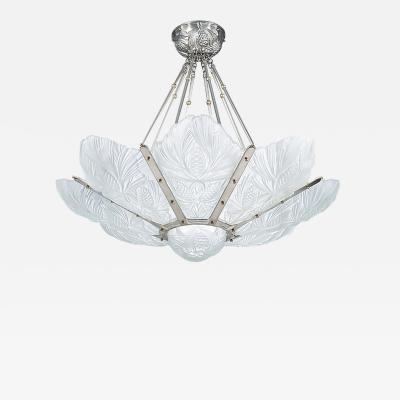 French Art deco Pine Cone Chandelier