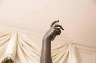 French Artist Life Size Statue of Hermes Bronze France 18th Century