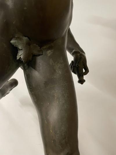 French Artist Life Size Statue of Hermes Bronze France 18th Century