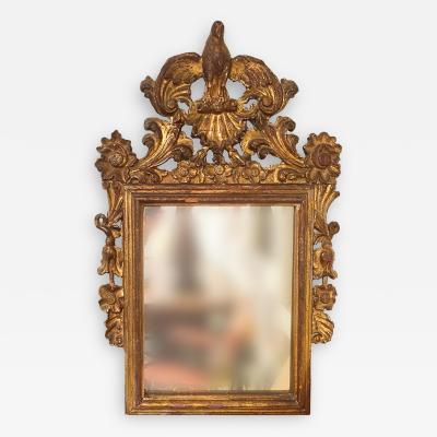 French Baroque Carved Giltwood mirror