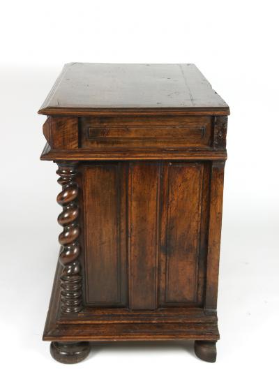French Baroque Period Carved Walnut Buffet Circa 1680