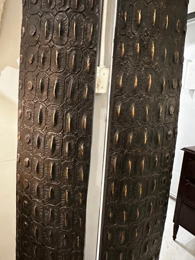 French Bespoke Bronze Crocodile Lamp