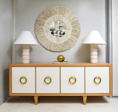 French Bespoke Ceramic Ocean Mirror