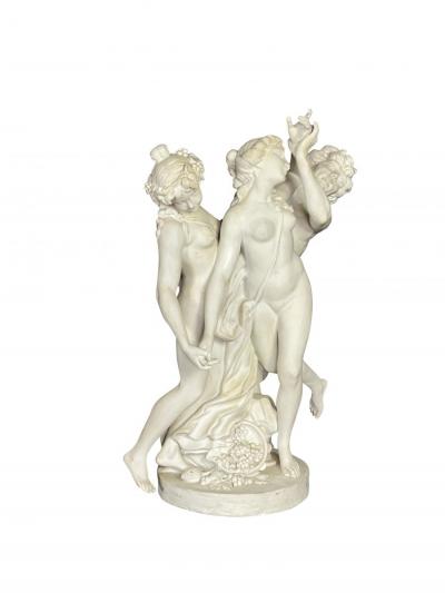 French Bisque Porcelain Centerpiece