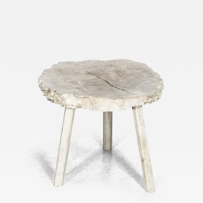 French Bleached Elm Side Tables