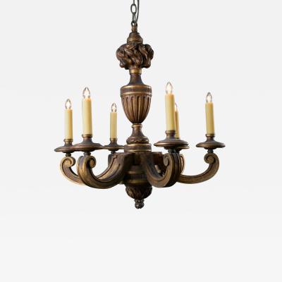 French Bois Dore Chandelier circa 1890