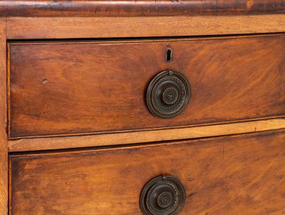 French Bowfront Chest of Drawers Late 19th Century