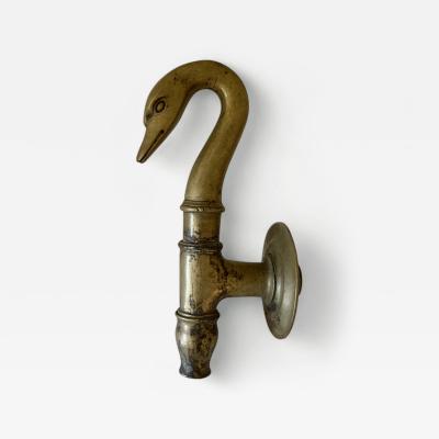 French Brass Swan Faucet Nineteenth Century