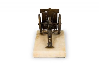 French Bronze Cannon Model