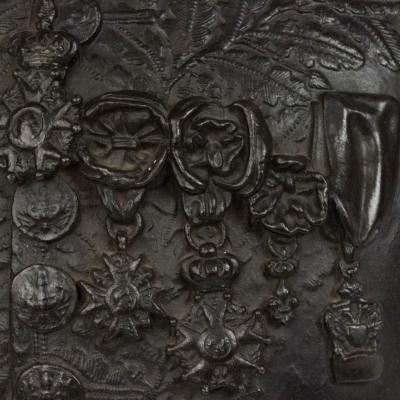 French Bronze Military Officer Bust