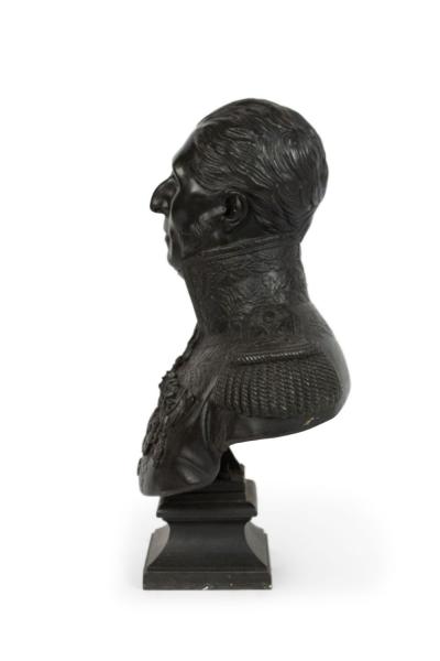 French Bronze Military Officer Bust
