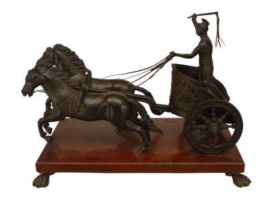 French Bronze Roman Soldier