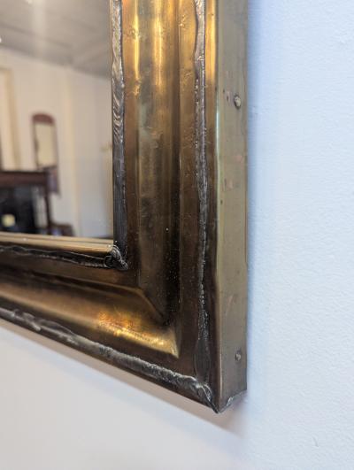 French Brutalist Mid Century Mirror