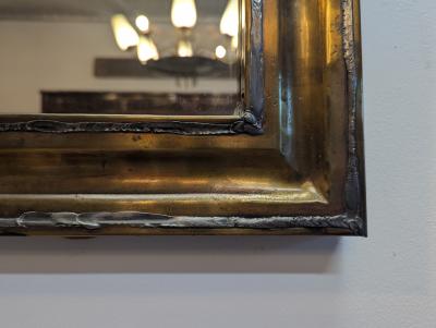 French Brutalist Mid Century Mirror