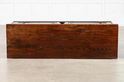 French Brutalist Pine Sideboard