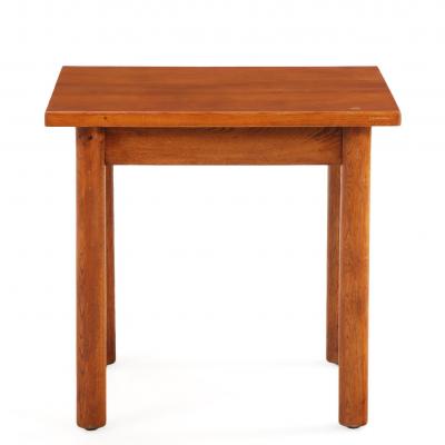 French Brutalist Style Oak Table C 1960