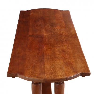 French Brutalist style Oak Farm Table C 1960 