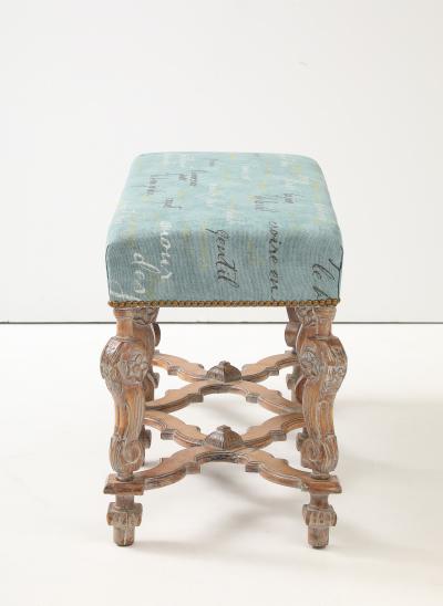 French Carved Oak Bench