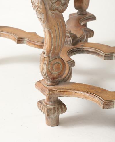 French Carved Oak Bench