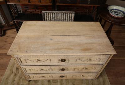 French Carved Oak Commode