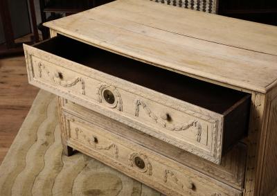 French Carved Oak Commode