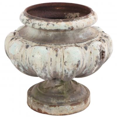French Cast Iron Tabletop Urn C 1890