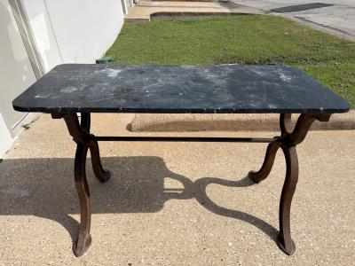 French Cast Iron Work Table