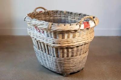 French Champagne Harvesting Basket
