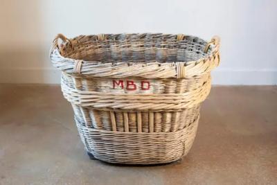French Champagne Harvesting Basket