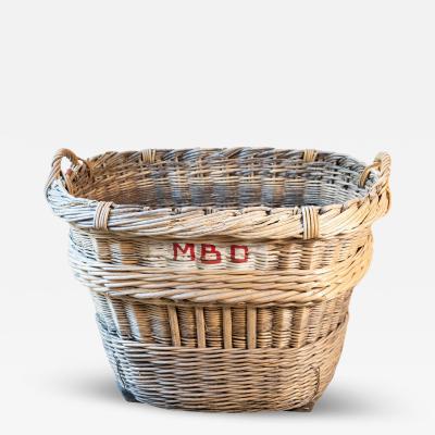 French Champagne Harvesting Basket
