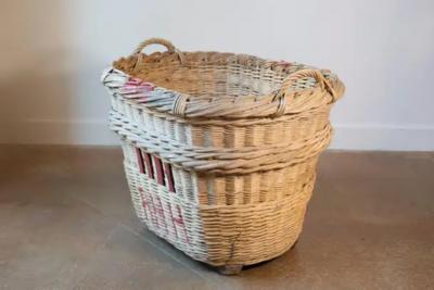 French Champagne Harvesting Basket