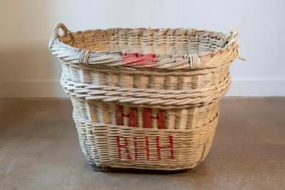 French Champagne Harvesting Basket