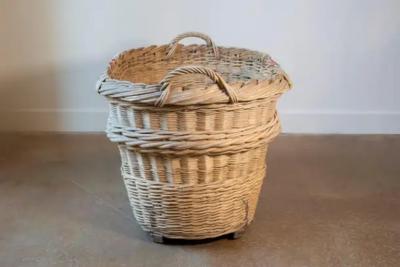 French Champagne Harvesting Basket