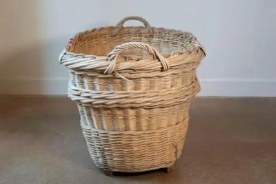 French Champagne Harvesting Basket
