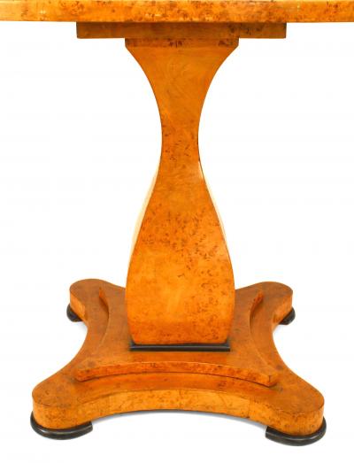 French Charles X Style Maple Top Center Table