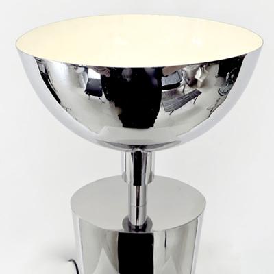 French Chrome Plated Circa 1970 Table Lamp