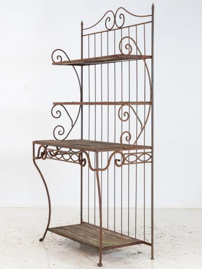 French Circa 1930 Wrought Iron tag re Boulangerie Racks