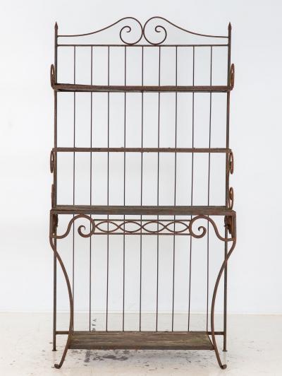 French Circa 1930 Wrought Iron tag re Boulangerie Racks