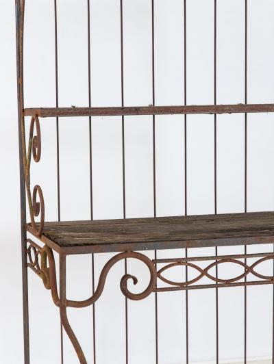 French Circa 1930 Wrought Iron tag re Boulangerie Racks